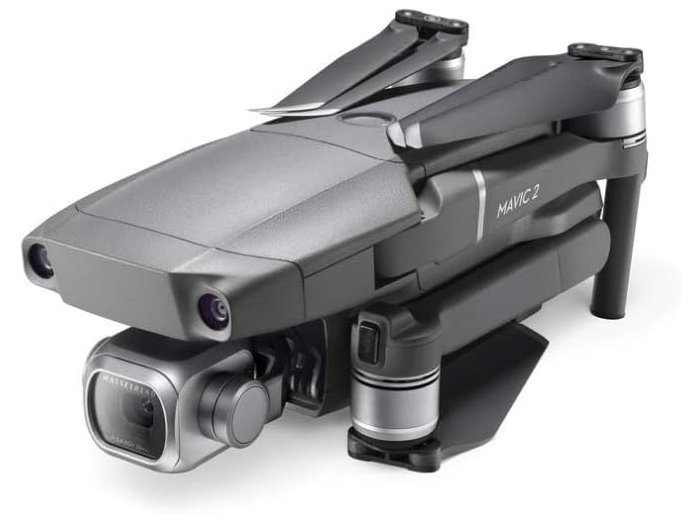 DJI Mavic 2 Pro - Drone Quadcopter UAV with Smart Controller Hasselblad Camera 3-Axis Gimbal HDR 4K Video Adjustable Aperture 20MP 1" CMOS Sensor, up to 48mph, Gray