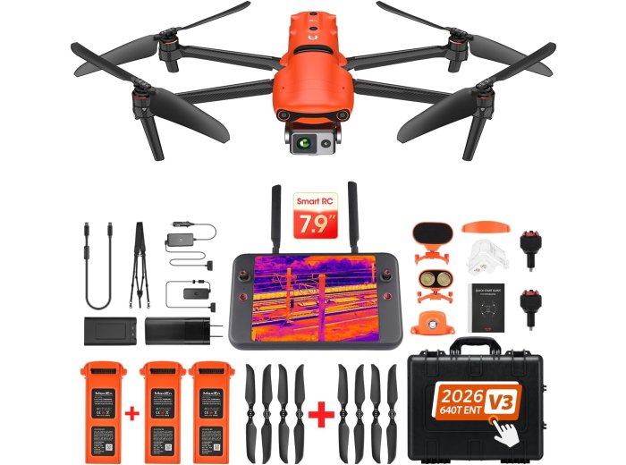 Autel Robotics EVO II Dual 640T Enterprise V3, 640 * 512 T~hermal Imaging