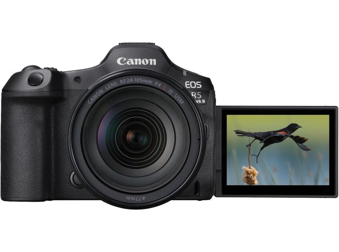 Canon EOS R5 Mark II Mirrorless Camera RF24-105mm F4 L is USM Lens Kit