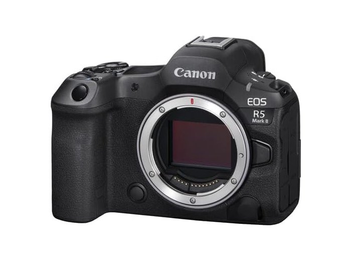 Canon EOS R5 Mark II Mirrorless Camera | 45MP Full Frame Sensor 8K Video Recording | Advanced IBIS Autofocus for Professional Creators (6536C002) + Canon RF 75-300mm Lens + Adapter EF-EOS R + More