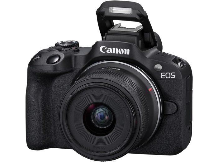 Canon EOS R50 Mirrorless Camera with 18-45mm & 50mm Double Lens Bundle
