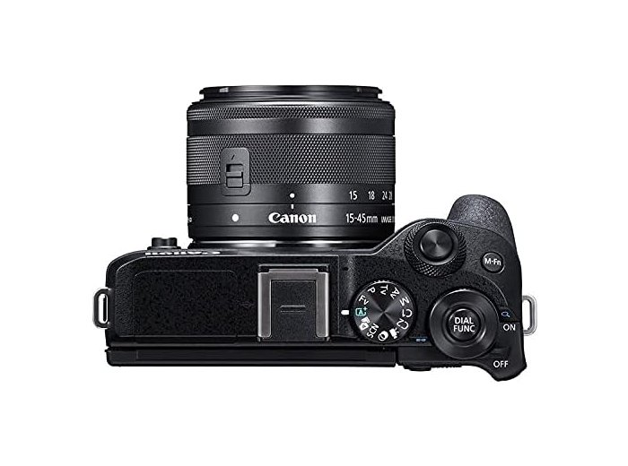 Canon EOS M6 Mark II Mirrorless Camera with 15-45mm Lens (Black) Bundle