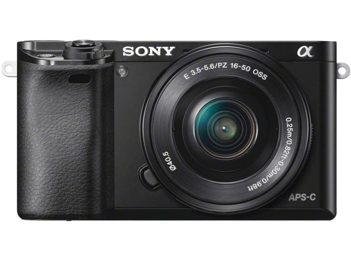 Sony Alpha a6000 Mirrorless Digital Camera 24.3MP SLR Camera with 3.0-Inch LCD (Black) w/16-50mm Power Zoom Lens