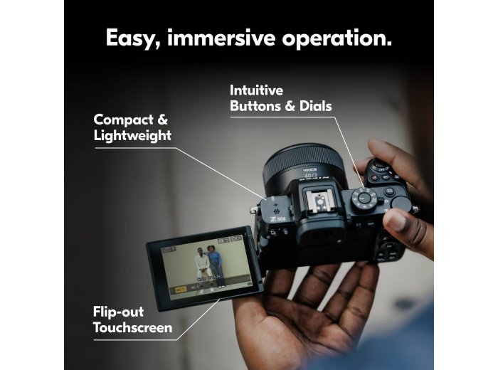 Nikon Z50 II with Two Lenses | Compact mirrorless Stills/Video Camera with Easy Color presets and Wireless Photo Sharing | USA Model