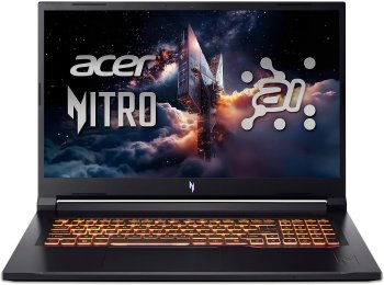 Acer Nitro V 17 AI Gaming Laptop | AMD Ryzen 7 260 Processor | NVIDIA GeForce RTX 5060 Laptop GPU (572 AI Tops) | 17.3" FHD IPS 180Hz Display | 16GB DDR5 | 1TB Gen 4 SSD | Wi-Fi 6E | ANV17-41-R0FJ